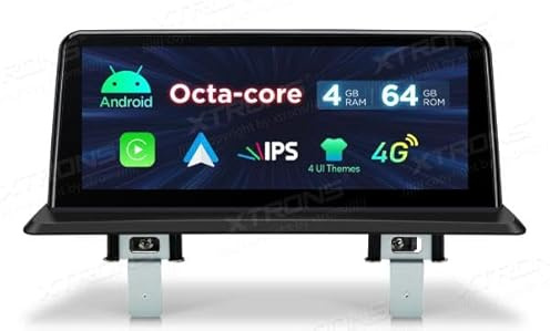 XTRONS QDB1087UNL AUTORADIO CAR TABLET GPS pour BMW E81 E87 E88 Android 14 CARPLAY 10,25