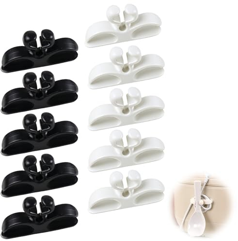 10 Pcs Organizer per Cavi per Elettrodomestici | Mixer e Altri Utensili da Cucina,Portacavo per apparecchio da attaccare