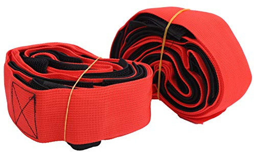 Bandas de Carrera de 8 Patas, Bandas para Carreras a pie al Aire con Cierre de Gancho y Bucle, Juego Gigante de Caminata en Equipo para reuniones Familiares, Hechas de cincha
