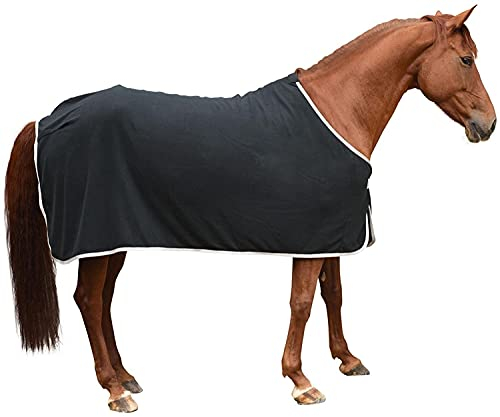 Covalliero Fleecedecke RugBe Economic schwarz, 155cm