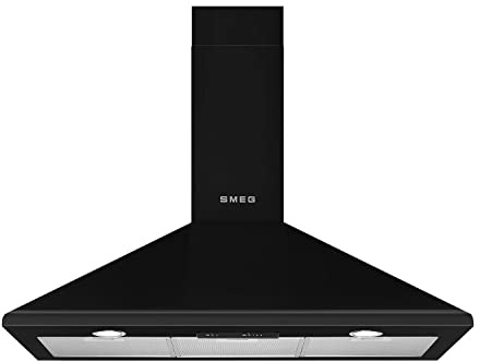 Smeg Dunstabzugshaube, 90 cm, Schwarz