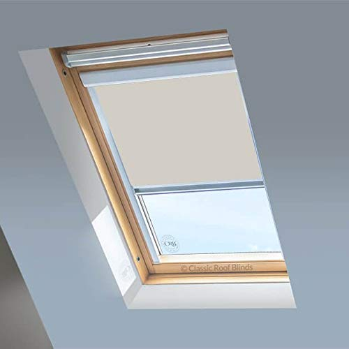 Classic Roof Blinds für FAKRO Dachfenster Verdunkelungsrollo Fenstercode 78/118 Stone