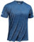 TACVASEN Trainingsshirt Herren Kurzarm Casual T-Shirt Tennis Shirt Basic Tee Tops mit Rundem Ausschnitt, Mittelblau, M