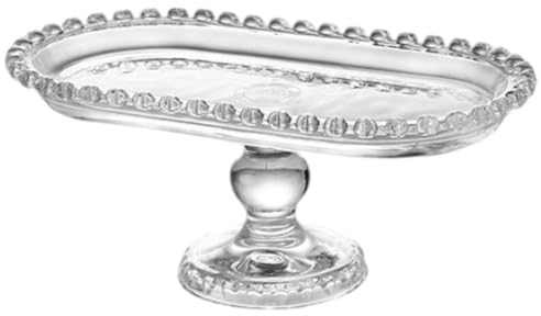 Cabilock 1pièce Assiette À Fruits Verre Cristal Moderne Plateau De Service Décoratif pour Snacks Et Fruits Plat Multifonction pour Desserte Et Présentation