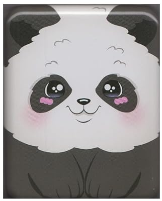 QUO VADIS - 1 Boite Métal à Bons Points Kawaii Panda - Dimension 8 x 10 x 2,5 cm