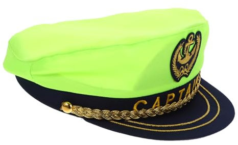 Warmhm Kapitänsmütze Mit Propeller Für Erwachsene Sailor Hut Polyester Für Cosplay Und Bühnenauftritte Langlebig Und Bequem
