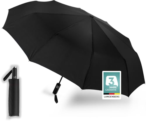 LANGENBERG Taschenschirm FIN (schwarz/rot)