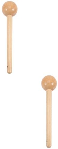 VANZACK 2pcs Baseball Glove Shaper Wooden Mallets for Boys and Girls Softball Mallet Baseball Glove Tool Portable Mini Hammer Wood Hammer