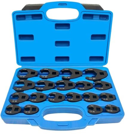 FENGJISUN Juego De Llaves De Tubo Juego De 19 Llaves De Pata, Llave De Pata, Llave De Tubo, Llave For Tuercas Abocardadas, Métricas Ferramentas para Reparación