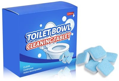 WC-Reinigungstabletten,WC Reiniger Toilettenreiniger,entfernt Urinstein, Kalk, Verfärbungen, effektive Reinigung der Toilette und Neutralisation von unangenehmen Gerüchen für hygienische Sauberkeit