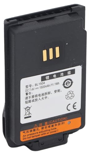 ASHATA 2 Way Radio Battery Replacement for Hytera BL1502 BL2010 BL2020 UL913 PD562 PD502 PD682G UL913 PD402I PD412I PD482I PD502I PD562I PD602I 7.4V 1500mAh Lithium Battery