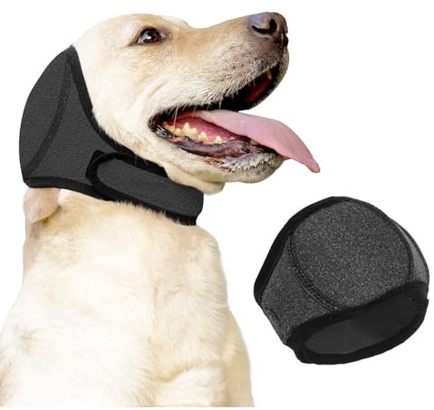 CERCTLA Paraorecchie per Cane, Paraorecchie Cane Regolabile Riduce Rumore Lavabili e Morbidi, Cuffie Antirumore per Cani per Acqua Durante Il Bagno Invernali e Toelettatura Toelettatura Bagno Nuoto
