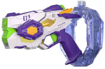 Oxxggkao Mechanisches, automatisch abfeuerndes Wasserpistolen Spielzeug mit LED Licht und Tanks mit großem Fassungsvermögen für Outdoor Aktivitäten für Kinder Automatische Pistolen
