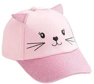 Fjquamitix Girls Baseball Cap Cute Cartoon Pattern Kids Hat Adjustable Breathable Kids Sun Hat UV Protection Trucker Cap for Outdoor Sports Spring Summer