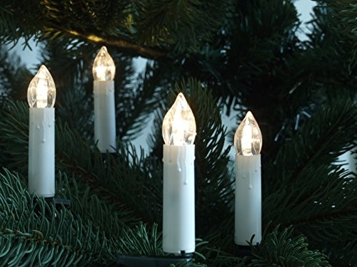 FHS F-H-S International GmbH & Co. KG LED Weihnachtsbaumbeleuchtung 30er außen 17,4m / 60cm warmweiß Timer 6/18 Std Modell: 23454