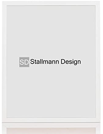 Stallmann Design Bilderrahmen 'Galeria53' | Größe: 70x90cm | Farbe: Weiß | 20mm schmale Rahmenleiste
