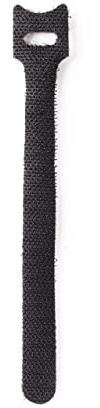StarTech.com Fascette Fermacavi a Strappo da 15cm, Confezione da 50, Nero, Fascette Riutilizzabili per Cablaggio con Occhiello, Fascette per Cavi Regolabili e Flessibili (B506I-HOOK-LOOP-TIES)