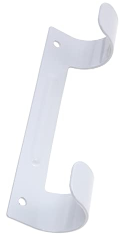 ABOOFAN White Ironing Board Hanger Rack Dual Hooks Space-saving Iron Hanging Holder for Laundry Room and Utility Room Organiser