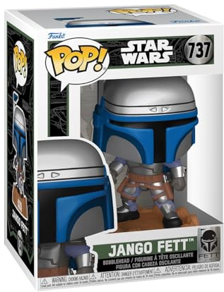 Funko Pop! Star Wars: FL - Jango Fett - Unmaskiert - Vinyl-Sammelfigur - Geschenkidee - Offizielle Handelswaren - Spielzeug Für Kinder und Erwachsene - Movies Fans - Modellfigur Für Sammler