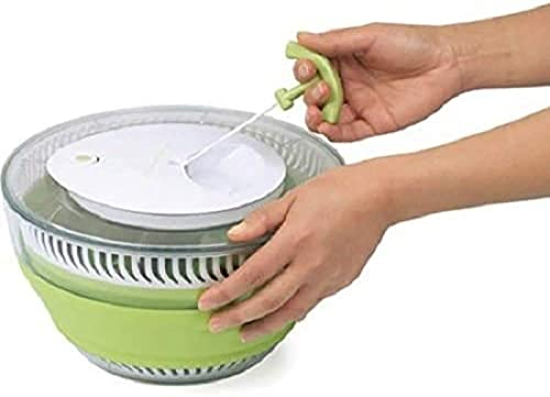 Essoreuse à légumes et à Salade, essoreuse à Salade Pliable Multi-Usage, essoreuse à Salade sèche, essoreuse à légumes, Bol à Salade Manuel pour légumes