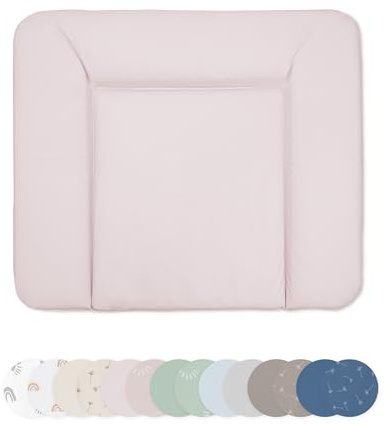 Ehrenkind® Abwaschbare Wickelauflage - Hygienisch, Sicher und Vielseitig in Rosé | Wickelauflage 72x85 | Wickelunterlage | Wickeltischauflage abwaschbar
