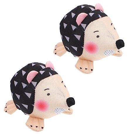 NUOBESTY 2stücke Igel-nadelkissen Sticknadelhalter Tragbare Nadelkissen Nadelhalter Schreibtischschmuck Nähnadel Organizer Für Stickerei Näharbeiten Dekoration Geschenkidee