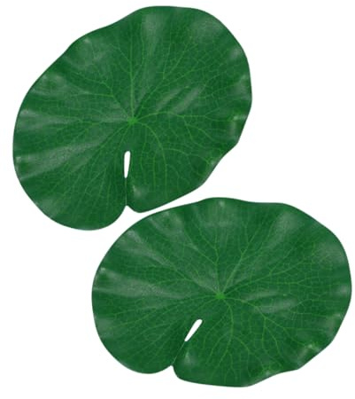 Toyvian 2piezas Artificial Decoración para Estanques y Acuarios De Simuladas para Jardines y