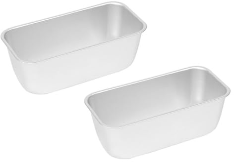 VALICLUD 2 piezas Molde para Hornear Rectangular Antiadherente Resistente Altas Temperaturas para Pan y Pastel Cocina Hogar Profesional