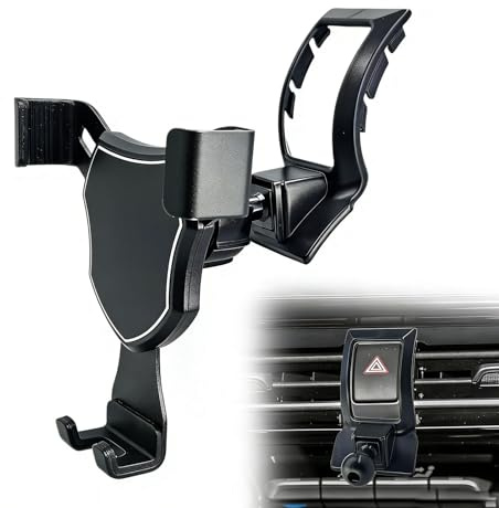 SEYUGOPTI Support Téléphone Auto pour Toyota CHR 2018-2023 | Compatible avec iPhone 14-17 & pour Galaxy S24-25, Fixation Anti-Vibration, Montage Rapide, Universel 4-7 Pouces Smartphones