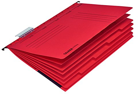 Original Falken Projekthefter und Personalhefter UniReg. Made in Germany. Aus Recycling-Karton für DIN A4 kaufmännische Heftung rot Blauer Engel Personalakte Personalmappe