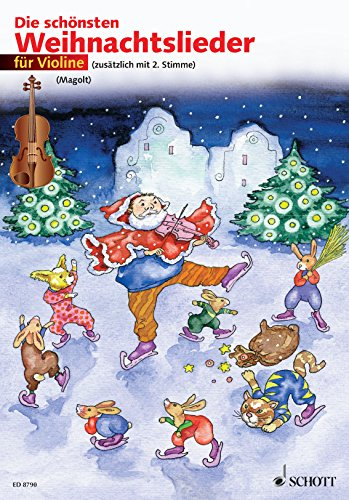 Die schönsten Weihnachtslieder: 1-2 Violinen