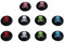 DollaTek 5 Pares de Fundas de Silicona para Controlador analógico de Calavera, Joystick, Pulgar, Agarre, para PS2, PS3, PS4, Xbox 360, Xbox One, reemplazo de Tapas de Palanca analógica
