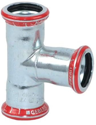 Geberit Mapress C-Stahl T-Stück, 35-28-35 mm