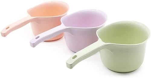 Mestolo for acqua, cucchiaio for acqua Accessori da cucina, 3 pezzi Mestolo for acqua Mestolo for acqua in plastica Mestolo for cucina Mestolo for bagno Shampoo for risciacquo Tazza for lavaggio dei c