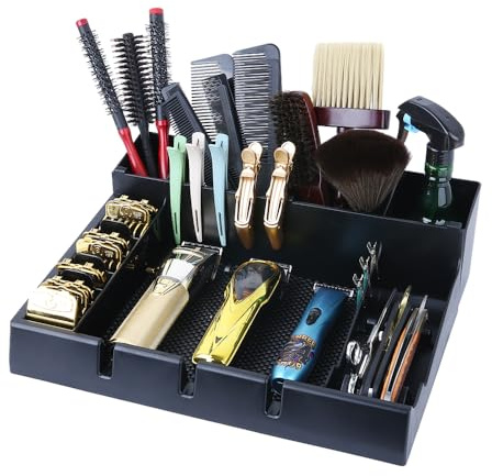 STYLANCE Hair Salon Styling Tools Organizer, Cosmetology Supplies Hair Brush/ Scissor/ Shaver Holder, , Salon Essentials for Hair Stylist (Detachable)