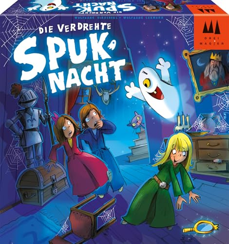 Schmidt Spiele 40896 Den vridna spöknatten, tre magiker barnspel