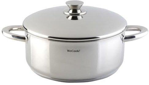 CAZUELA con tapa de acero INOX 18cm, WECOOK! PRO