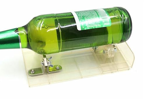 Glasflaschenschneider – Glasflaschenschneidewerkzeug, kreativer Glasschneider | Flaschenschneider und Glasschneider-Set, Weinflaschenschneider für Bier und Weinflaschen, präzises Werkzeug für runde Fl