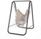 WUDLEP Hammock Chair with Stand, Heavy-Duty Steel Hammock Stand Hanging Chair for Indoor Outdoor Patio Yard Garden Porch