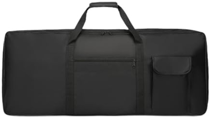 Harilla Keyboardtasche Keyboard-Gigbag Verdickte, gepolsterte Handtasche mit Griff Schutzhülle für elektronisches Klavier Keyboardtasche für unterwegs, 76 Tasten