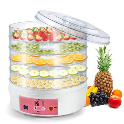 JOSBY Piccolo essiccatore per Alimenti e tè alla Frutta, essiccatore d'Aria Intelligente per disidratazione Domestica, Controllo Automatico della Temperatura, tappetini Antiscivolo, pasti medicati