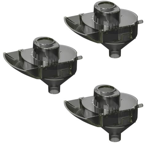 Baby Formula Dispenser Replacement Funnel Compatible with Baby Brezza Formula Pro Advanced and Pro Advanced WiFi Models ONLY, Replacement Funnel & Cover, NOT Fit Formula Pro Mini Mixer Machine, 3-Set