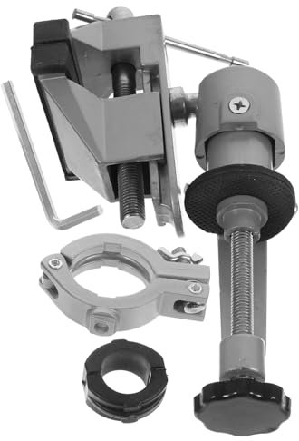 SHINEOFI 1Satz Drehbarer Schraubstock Mit Multifunktions Tischklemme Für Präzises Arbeiten Für Hobby Kompatibel Mit Dicken Tischkanten