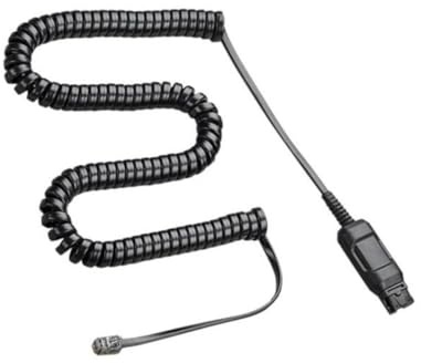 SIMPLETEK - Cable A10-11/A para auriculares QD RJ11 - Call Center, Teléfono fijo VoIP, Compatible con centralitas y auriculares (Reacondicionado)