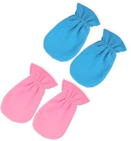 Guantes de Parafina Hidratantes para Manos de Poliéster, 2 Pares | Transpirables y Suaves al Tacto, Fáciles de Poner y Quitar, para Cuidado Diario y Uso DIY Cera