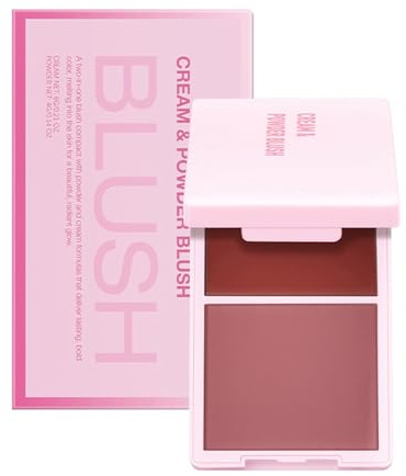 Palettes De Fard À Joues Multi-usage 2 En 1 Crème Et Poudre Maquillage Quotidien Accessoires Cosmétiques Essentiels Accessoire Maquillage Fête