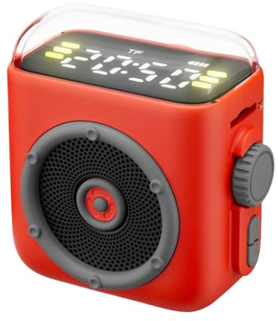 CGACCSD Enceinte sans Fil,Lecteur de Musique Magnétique | Enceinte De Voyage avec Clip Arrière,pour Maison Étude Voiture Pique-Nique Fête Voyage Plage Fitness Entraînement
