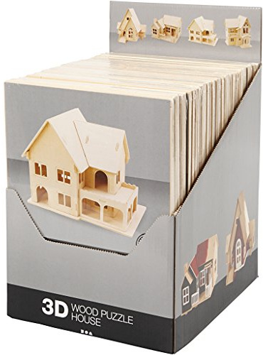 57878 3D Holzhaus Kit CDU 24-teilig