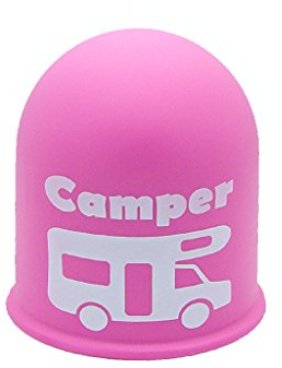 Schutzkappe Anhängerkupplung Blickfang Campingplatz Wohnmobil Camper rosa