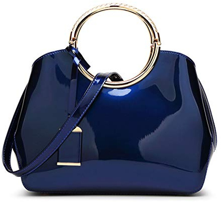 DEERWORD Mujer Bolsos de Mano Casual Bandolera Marca Mediano Totes Antirrobo Hombro Italianos PU Cuero 5376 1 piezas